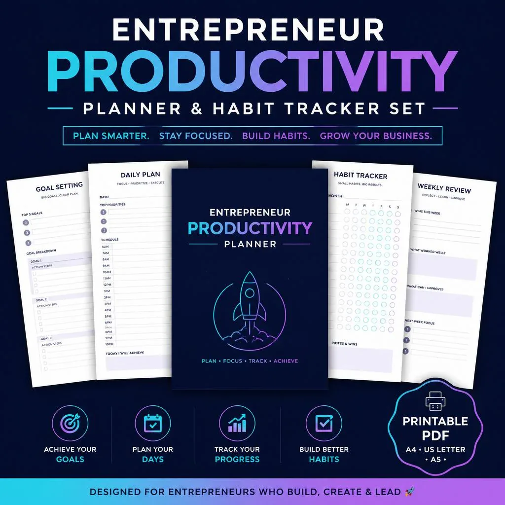 Entrepreneur Productivity Planner
